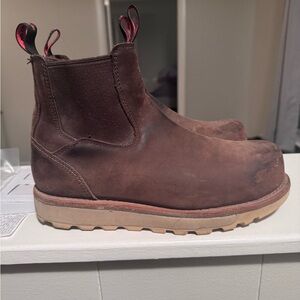 Red Wing Shoes Dark Brown Leather Boots - Like New!!
